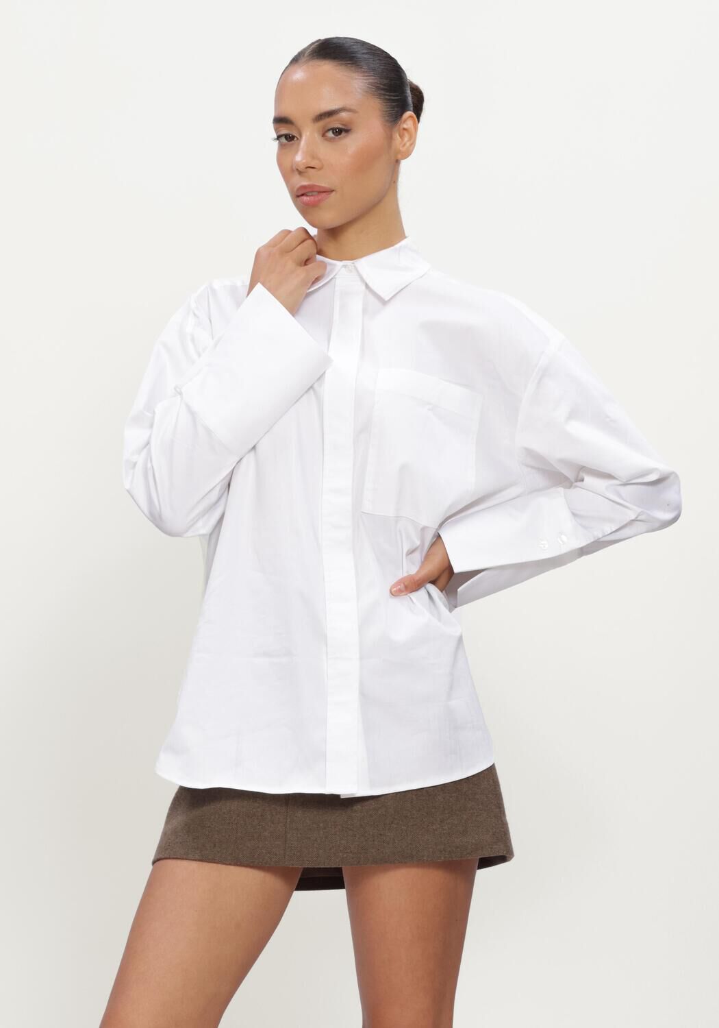 CO'COUTURE DALIACC SHIRT Blouses en blanc - large