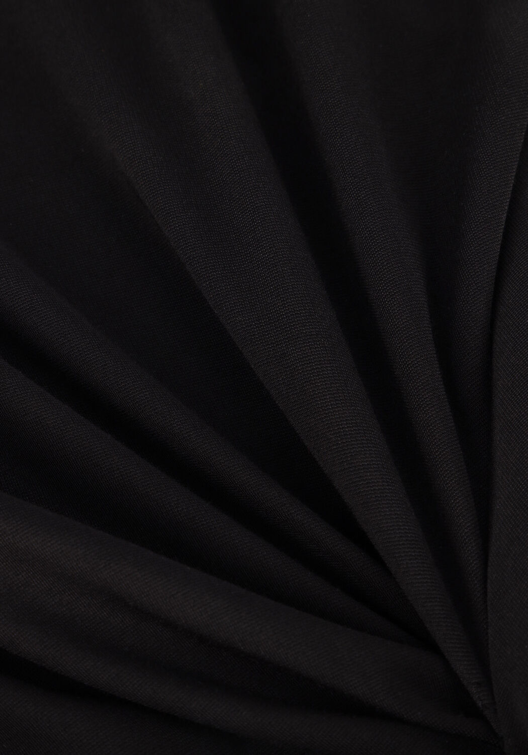 Zwarte KNIT-TED Midi jurk ZWAAN - large