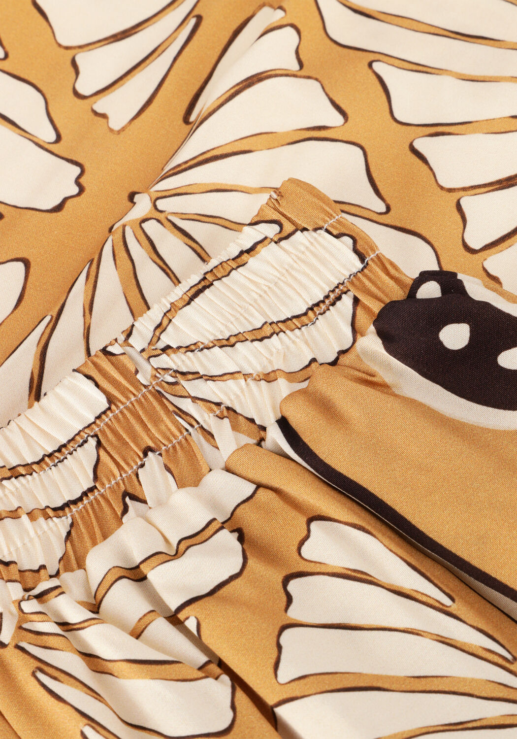 AMAYA AMSTERDAM Pantalon courte LOLITA SHORT en orange - large