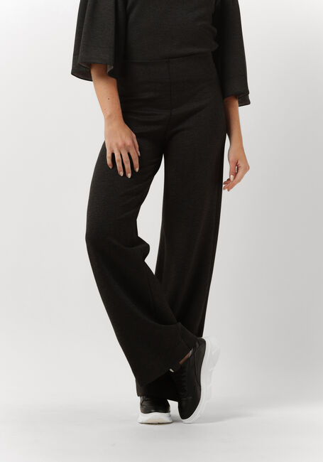 Grijze VANILIA Flared broek TUBE TROUSER DOUBLE PUNTO - large