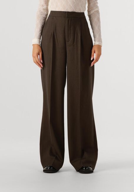 COPENHAGEN MUSE Pantalon large CMTAILOR-PANTS en marron - large