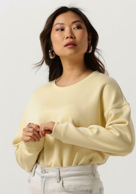 Gele MSCH COPENHAGEN Sweater MSCHIMA Q SWEATSHIRT - large