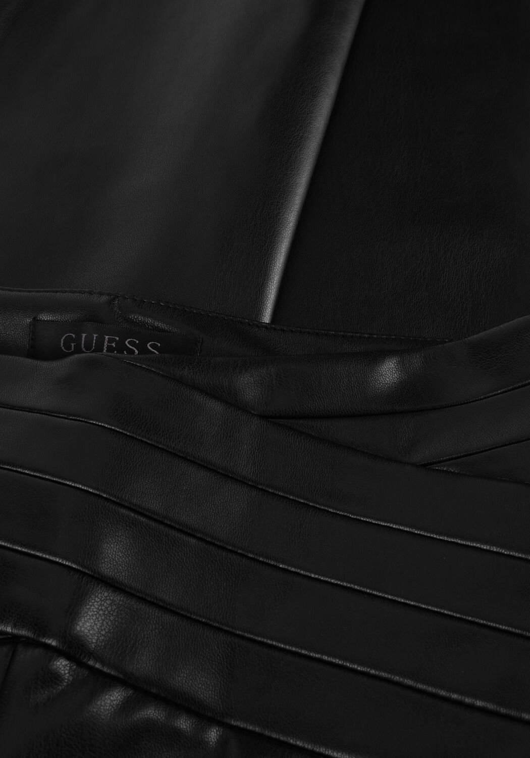 Zwarte GUESS Legging DANA PLEATED SKINNY - large