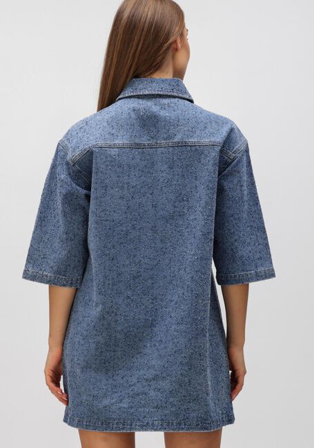 Blauwe OBJECT Mini jurk OBJFRIDA 3/4 SLEEVE LO DRESS - large