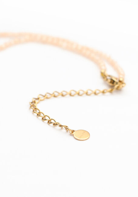 Roze NOTRE-V Sieraad KETTING KRALEN - large