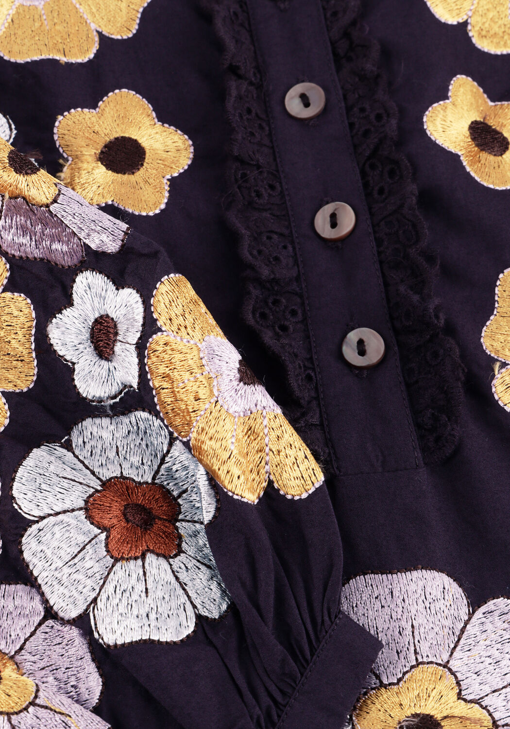 ANTIK BATIK AMANTINA BLOUSE Blouses Bleu fonc&eacute; - large