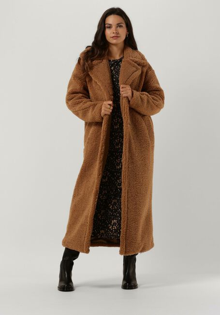 Camel NOTRE-V Teddy jas TEDDY COAT LONG - large