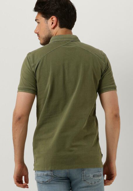 CAST IRON Polo SHORT SLEEVE POLO COTTON GD PIQUE en vert - large