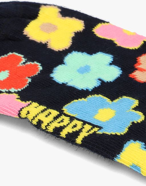 Zwarte HAPPY SOCKS Sokken KIDS FLOWER - large