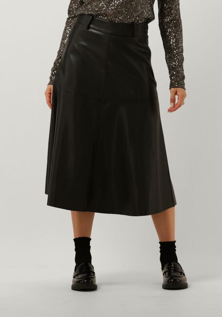 BRUUNS BAZAAR Jupe midi VEGANI IMMA SKIRT en noir - large