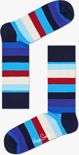 Blauwe HAPPY SOCKS Sokken STRIPE - large