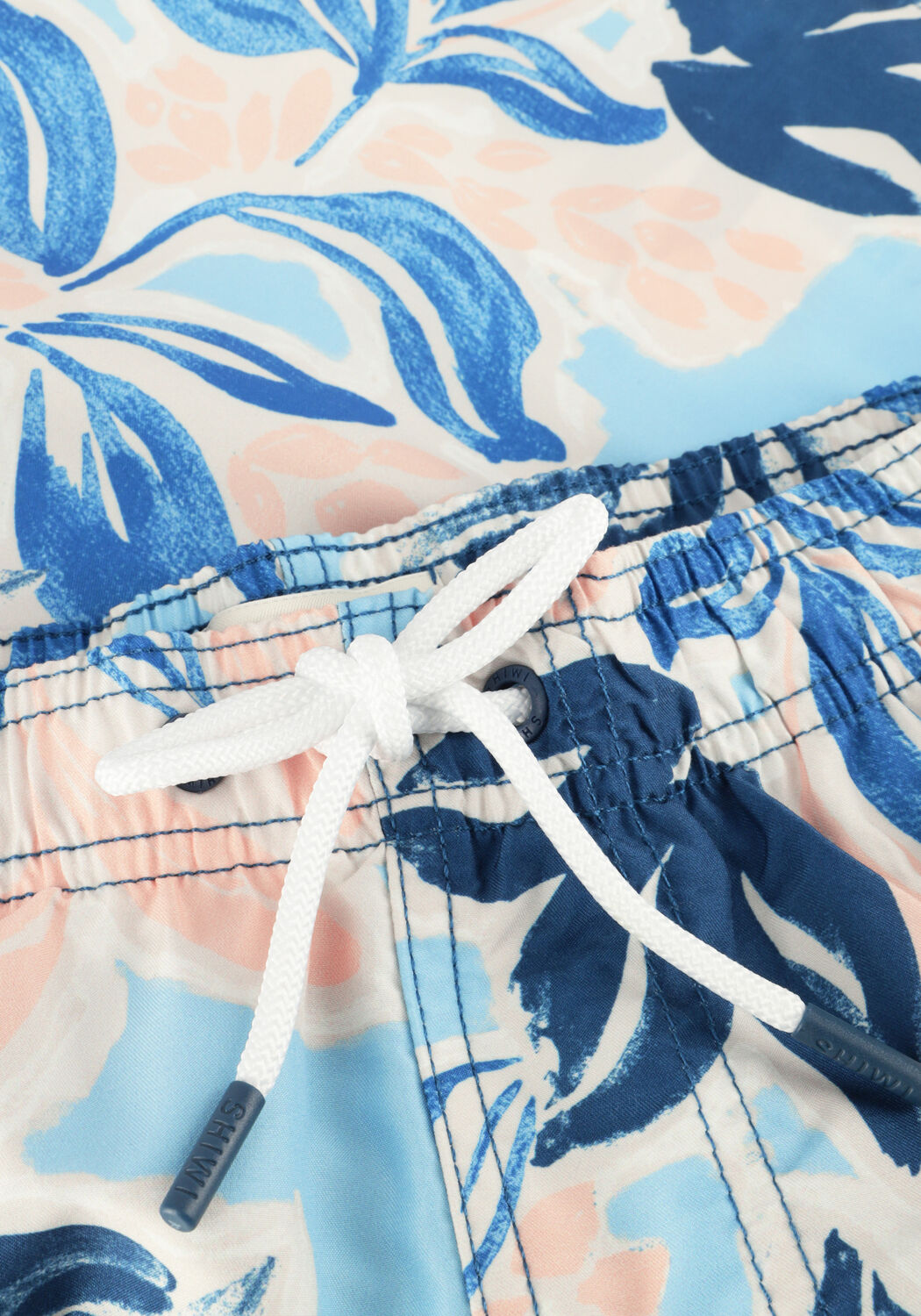 Multi SHIWI Zwembroeken MEN MIKE SWIM SHORTS 7 INCH FLORAL LEAFS - large