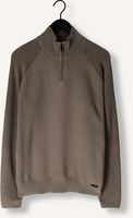 GENTI Pull TURTLE ZIP en taupe GENTI Pull TURTLE ZIP en taupe - medium