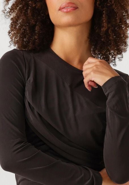 CO'COUTURE Haut CAMILLA DRAPE LONGSLEEVE BLOUSE Anthracite - large