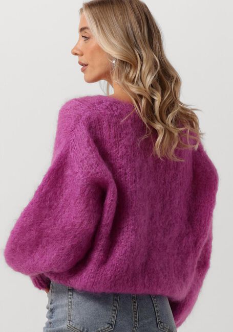 AMERICAN DREAMS Pull MILANA LS MOHAIR KNIT en violet - large