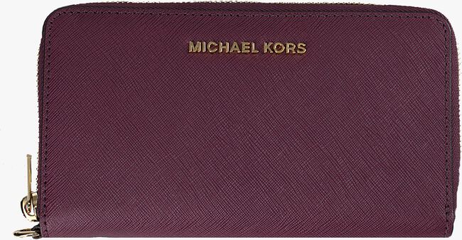 MICHAEL KORS Porte-monnaie LG FLAT MF PHONE CASE en violet - large