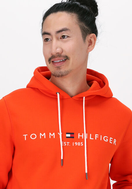 TOMMY HILFIGER Chandail TOMMY LOGO HOODY en orange - large