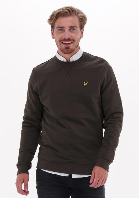 LYLE & SCOTT Pull CREW NECK SWEATSHIRT Olive - large