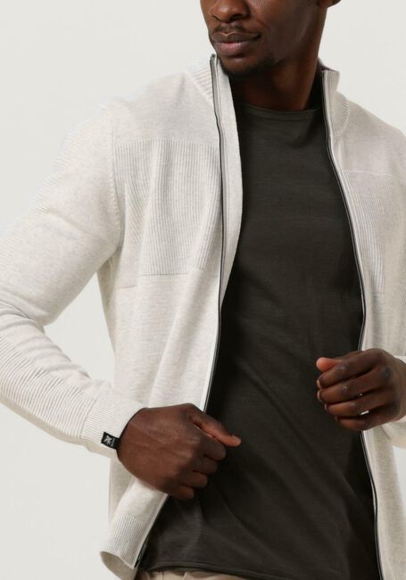 Donkergrijze VANGUARD Vest ZIP JACKET COTTON MELANGE - large