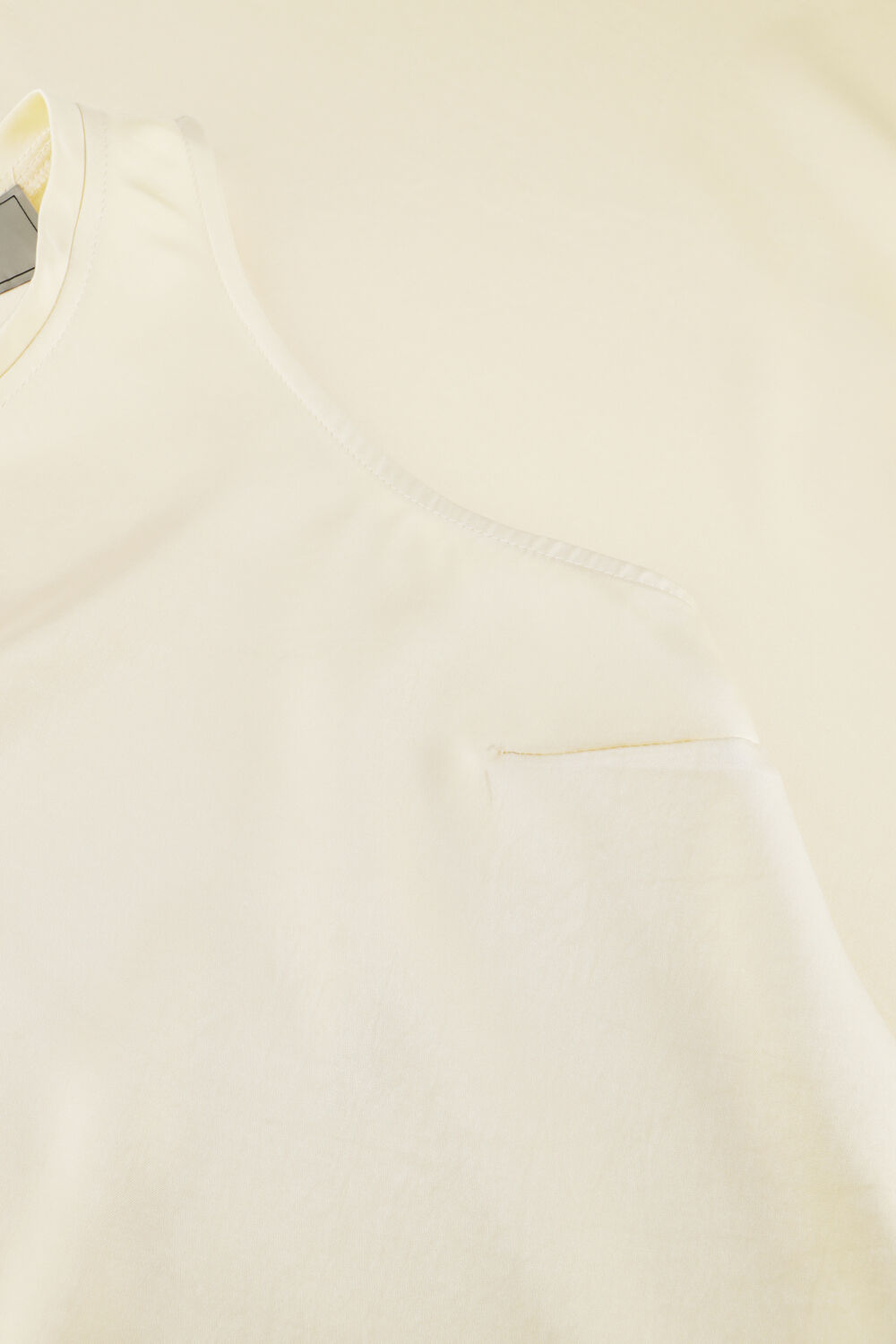 NEO NOIR Robe maxi CELINIE HEAVY SATEEN DRESS Cr&egrave;me - large