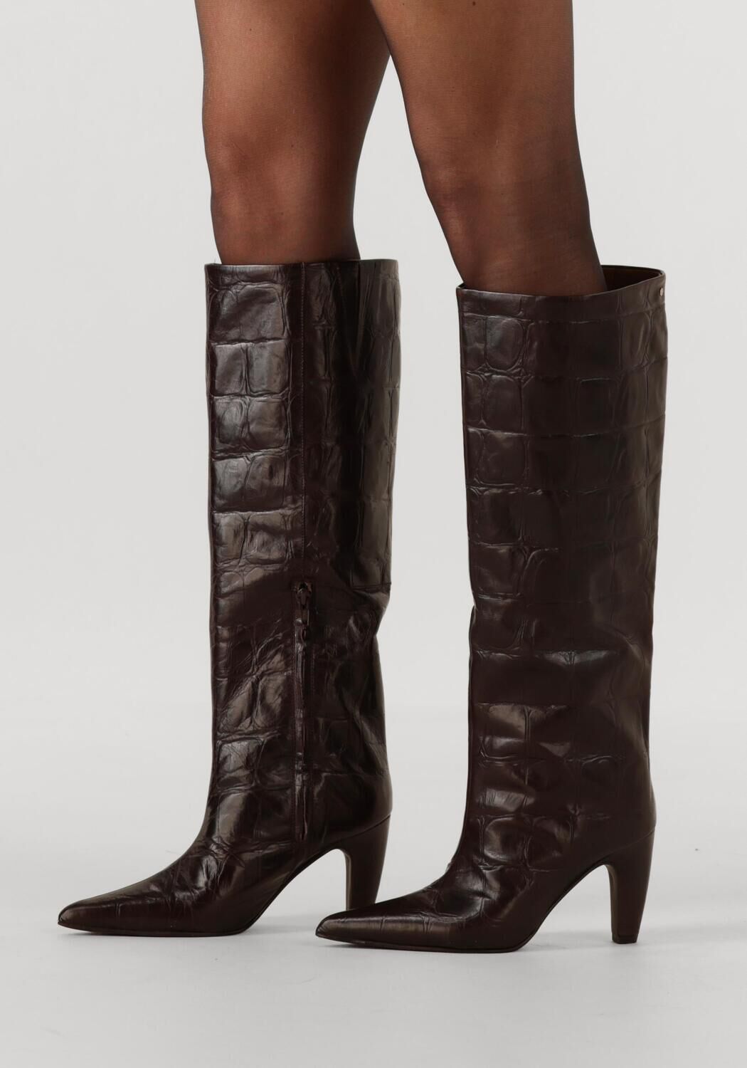 BRONX Bottes hautes LOW-JADEY en marron - large