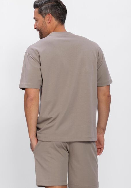 GENTI Polo T-SHIRT SS 1227 en taupe - large