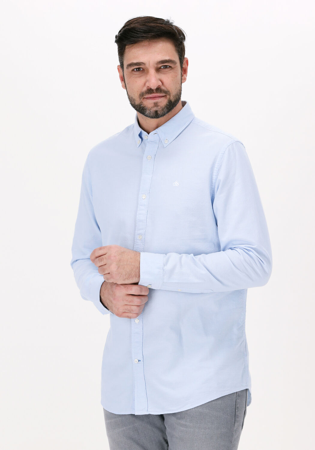 SCOTCH SODA Chemise decontracte REGULAR FIT SHIRT Bleu clair Omoda