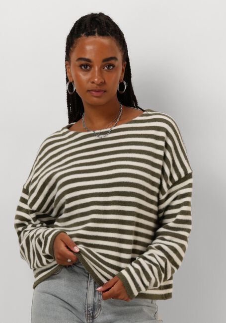CATWALK JUNKIE Pull RELAXED FIT SOFT KNIT Olive - large