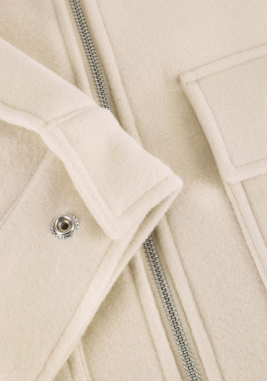 CALVIN KLEIN Jack WOOL BLEND JACK en beige - large