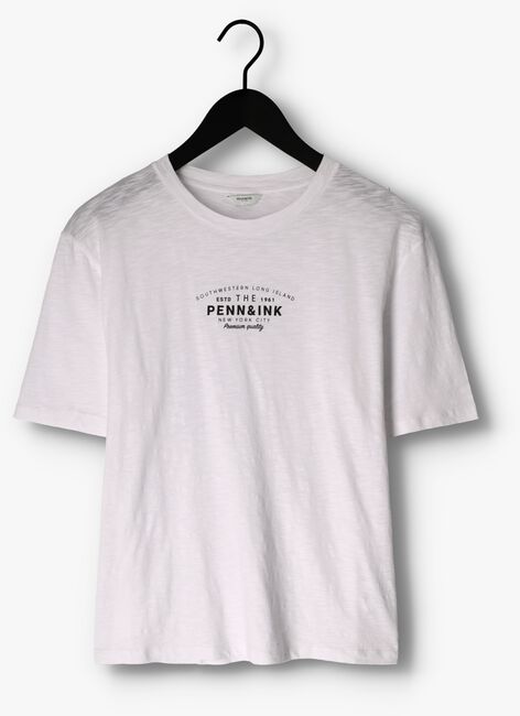 PENN & INK T-shirt S23F1248 1 en blanc - large