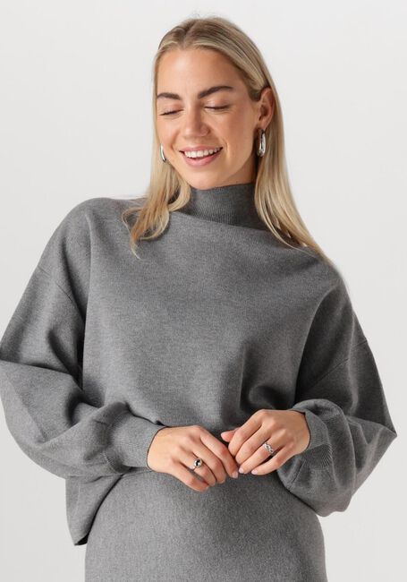 Grijze MSCH COPENHAGEN Trui MSCHMERCY EAST M PULLOVER - large