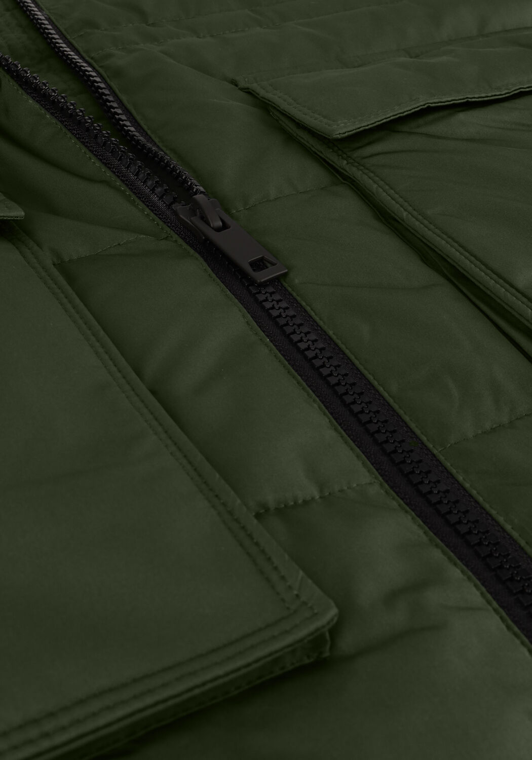 MSCH COPENHAGEN Veste matelass&eacute; MSCHPAVINARIA ZIP JACKET en vert - large