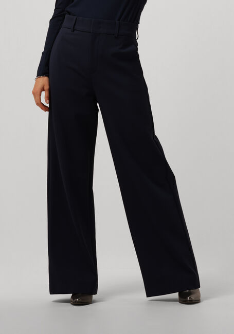 VANILIA Pantalon TAILORED TWIL Bleu foncé - large