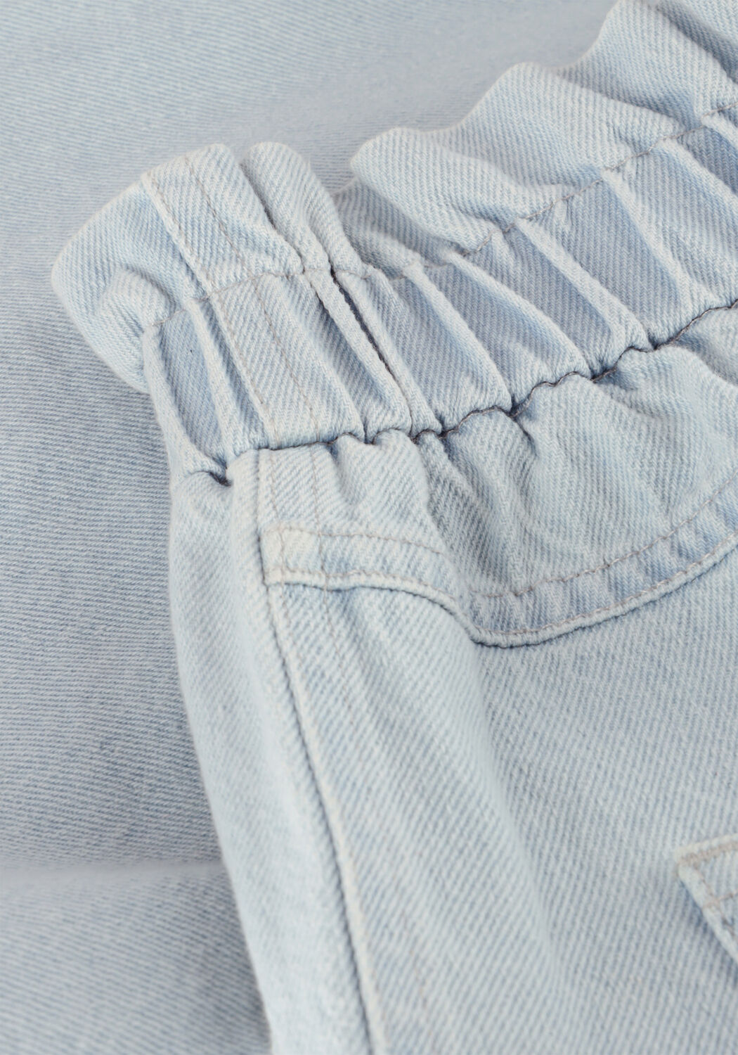 Blauwe BY-BAR Jeans LEON BLEECHED DENIM SHORT - large