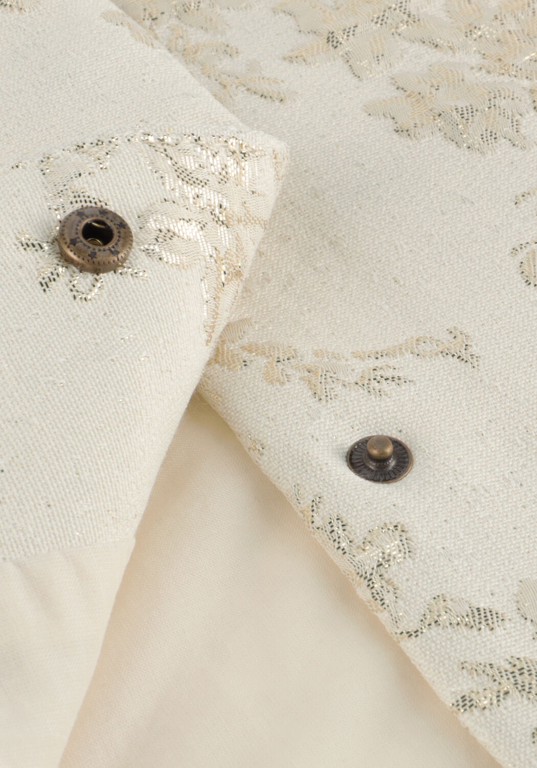 LIKE FLO COZIE FLO JACQUARD BLOUSE Blouses Cr&egrave;me - large