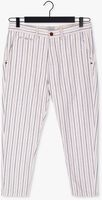 CAST IRON Chino CUDA RELAXED TAPERED YARN DYED STRIPE Blanc