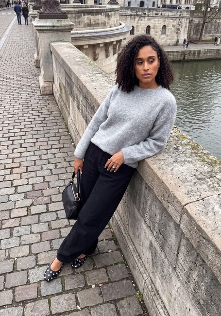 KNIT-TED AMALIA PULLOVER Pulls & Gilets en gris - large