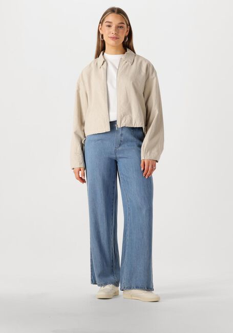 OBJECT Pantalon large OBJFRAME LISA WIDE MW PANTS en bleu - large