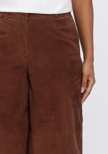 Bruine STUDIO AR Broeken/jumpsuits MATILDE GOAT SUEDE - large
