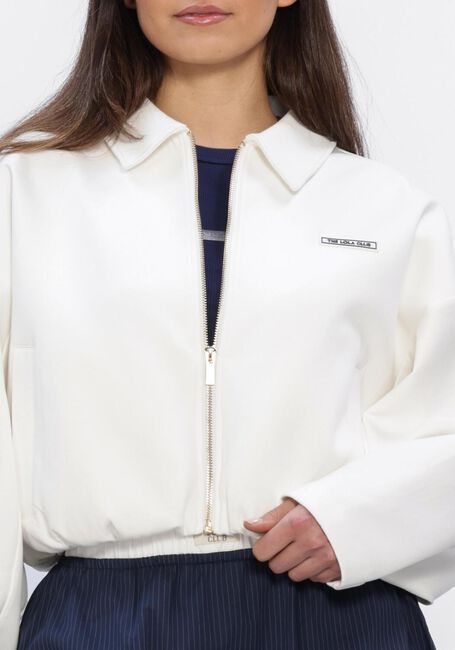 THE LOLA CLUB Gilet MILLIE ZIP THROUGH Blanc - large