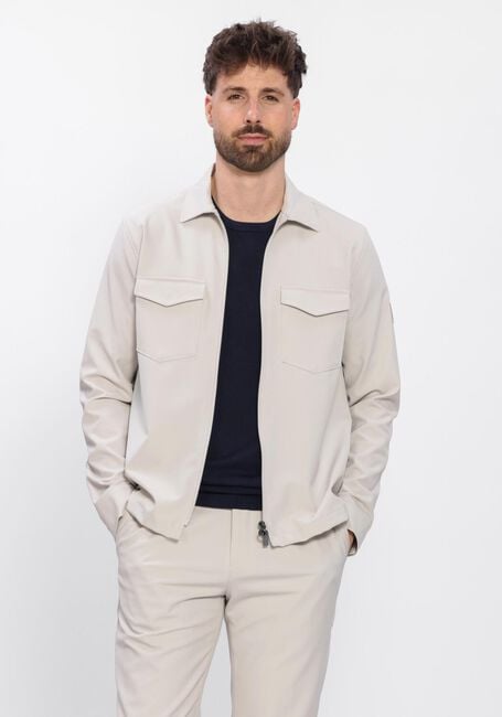BLUE INDUSTRY Surchemise BLUE INDUSTRY SHIRTJACKET en beige - large