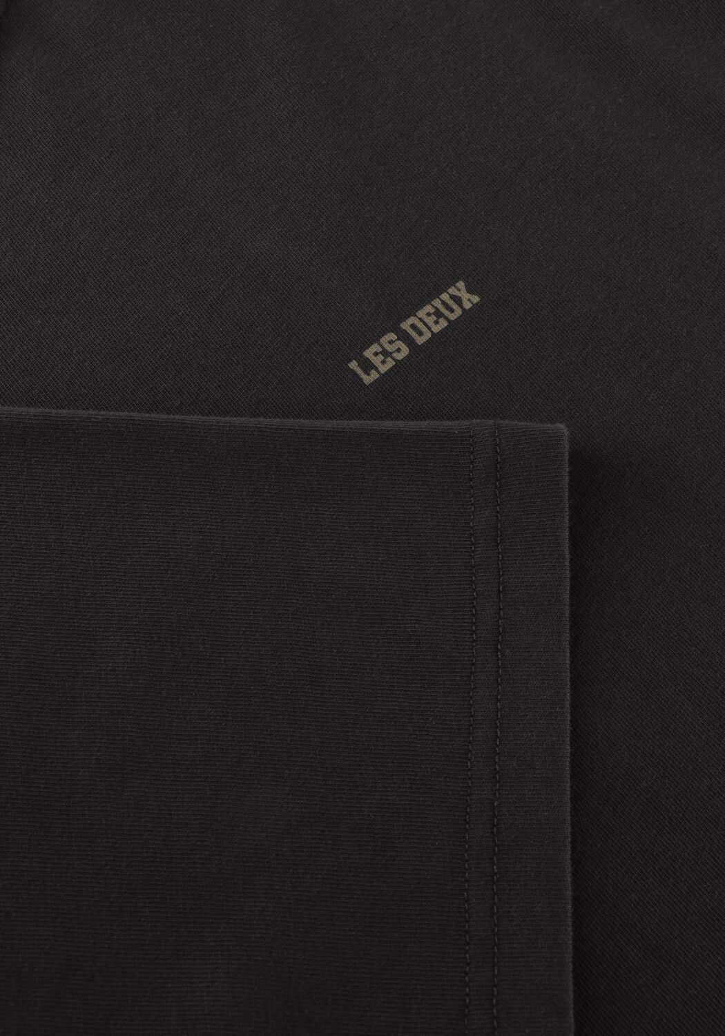 LES DEUX T-shirt COLE MINI BLAKE T-SHIRT Gris fonc&eacute; - large