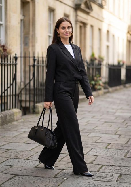 MY ESSENTIAL WARDROBE Pantalon large REECEMW WIDE PANT en noir - large