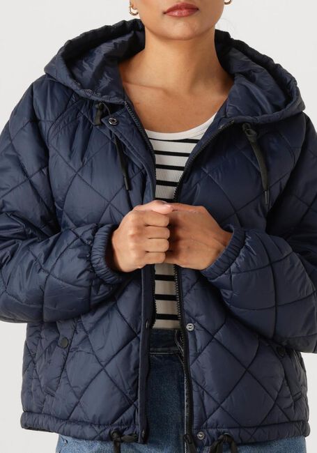 Donkerblauwe WITHBLACK Gewatteerde jas WBLASTRID QUILTED JACKET - large
