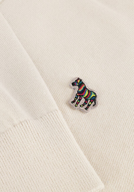 Lichtgrijze PS PAUL SMITH Trui MENS SWEATER ZIP NECK ZEB BAD Lichtgrijze PS PAUL SMITH Trui MENS SWEATER ZIP NECK ZEB BAD - large