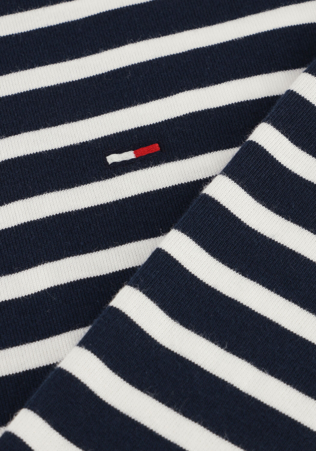 TOMMY JEANS TJM REG SFLAG BRETON STRIPE LS Polos & T-Shirts en bleu - large