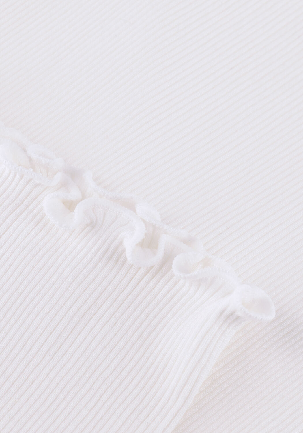 Witte ROSEMUNDE Top BABETTE DEEP BACK SILK TOP - large