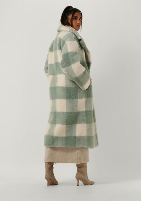 STAND STUDIO Manteau Teddy MARIA COAT Menthe - large