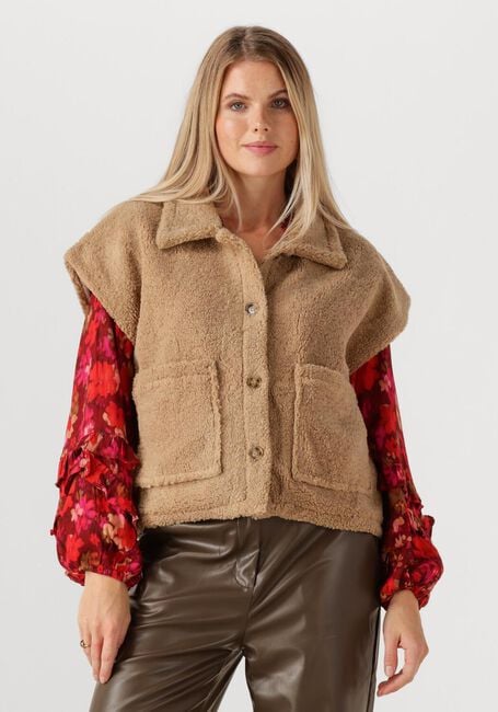 YDENCE Gilet GILET REJOU en camel - large