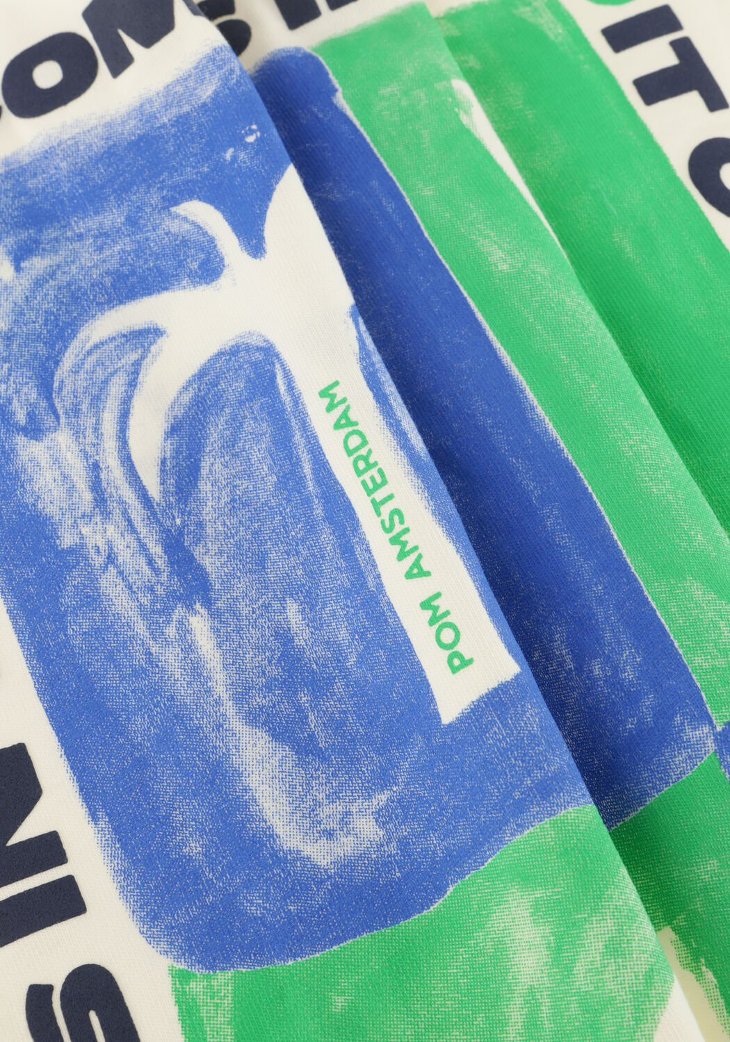 POM AMSTERDAM T-shirt TSHIRT OVERSIZED AT THE SEASIDE &Eacute;cru - large